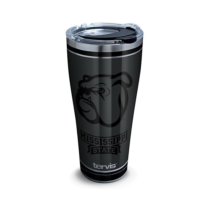 slide 1 of 1, NCAA Tervis Mississippi State University Blackout Stainless Steel Tumbler with Lid, 30 oz