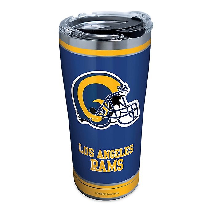 slide 1 of 1, Tervis NFL Los Angeles Rams Touchdown Stainless Steel Tumbler with Lid, 20 oz