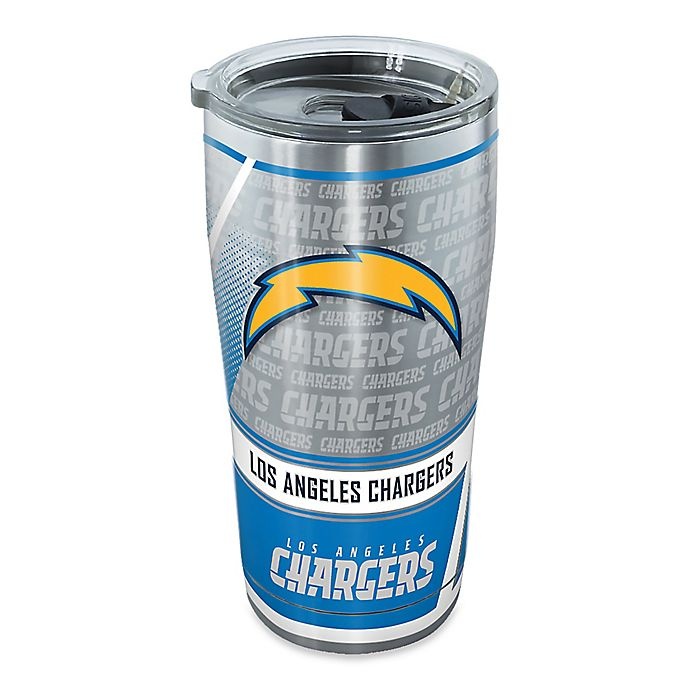slide 1 of 1, Tervis NFLLos Angeles Chargers Edge Stainless Steel Tumbler with Lid, 20 oz