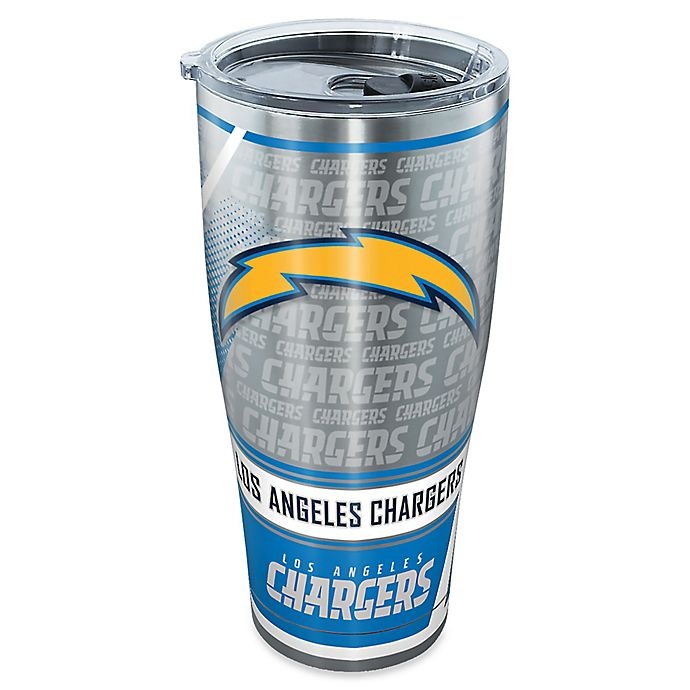 slide 1 of 1, Tervis NFL Los Angeles Chargers Edge Stainless Steel Tumbler with Lid, 30 oz