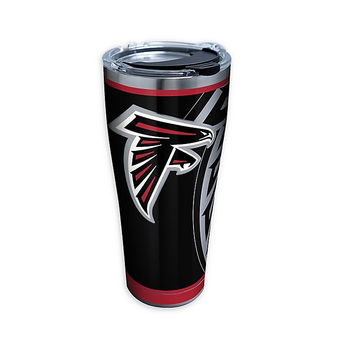 slide 1 of 1, Tervis NFL Atlanta Falcons Rush Stainless Steel Tumbler with Lid, 30 oz
