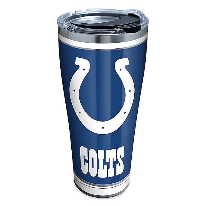 slide 1 of 1, Tervis NFL Indianapolis Colts Touchdown Stainless Steel Tumbler with Lid, 30 oz