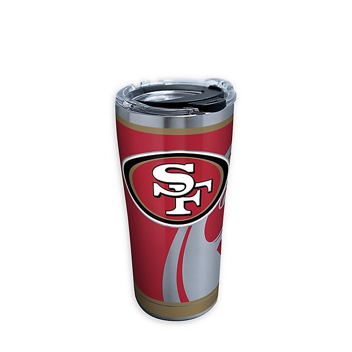 slide 1 of 1, Tervis NFL San Francisco 49ers Rush Stainless Steel Tumbler with Lid, 20 oz