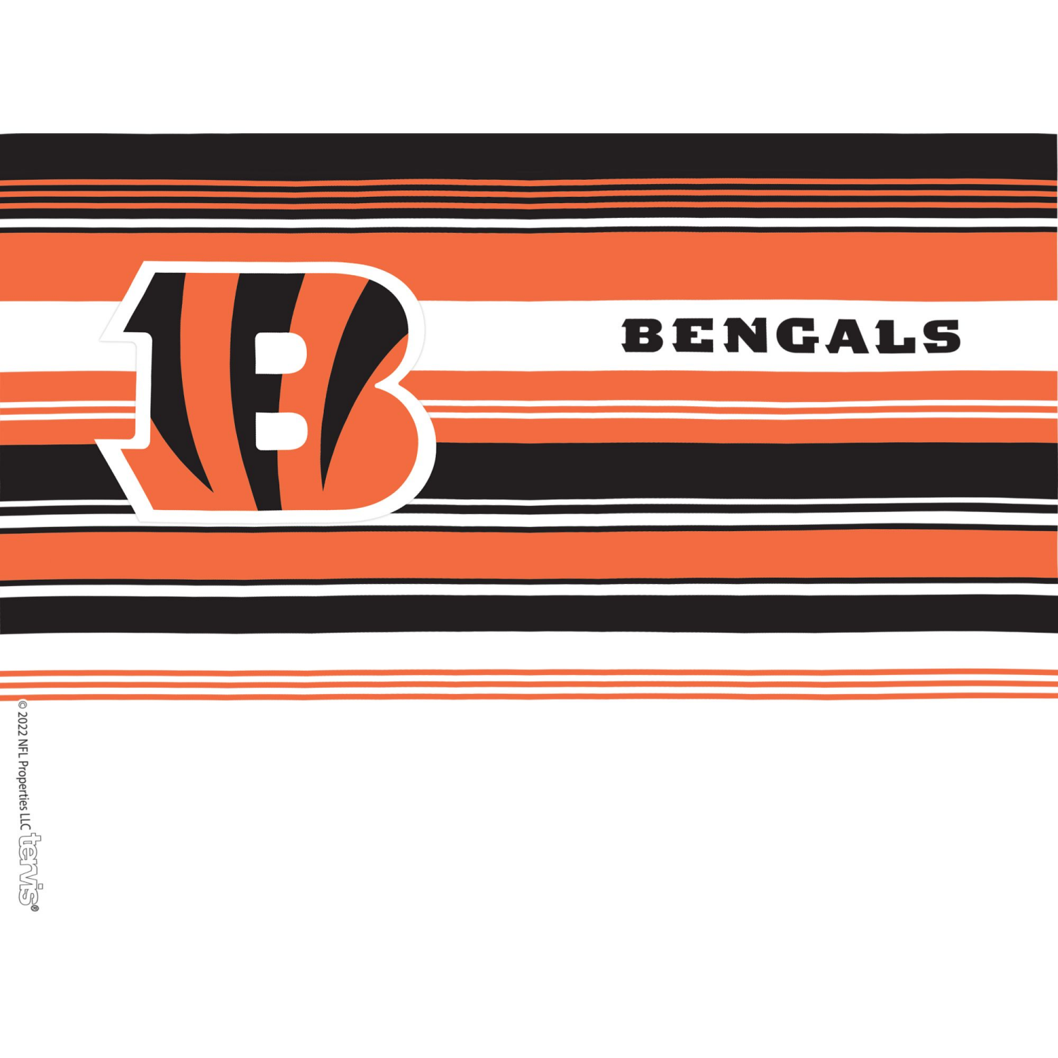 slide 2 of 2, Tervis Nfl Cin Hype Stripes, 24 oz