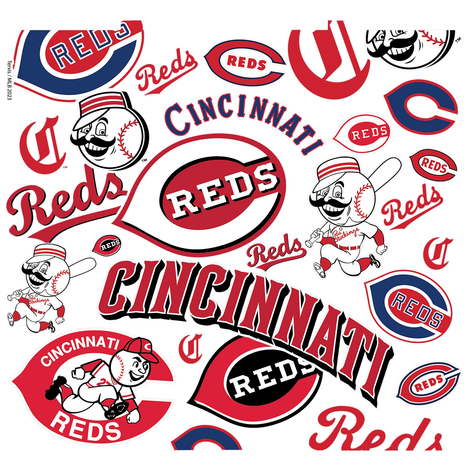 slide 2 of 2, Tervis Mlb Cin All Over Pib, 1 ct