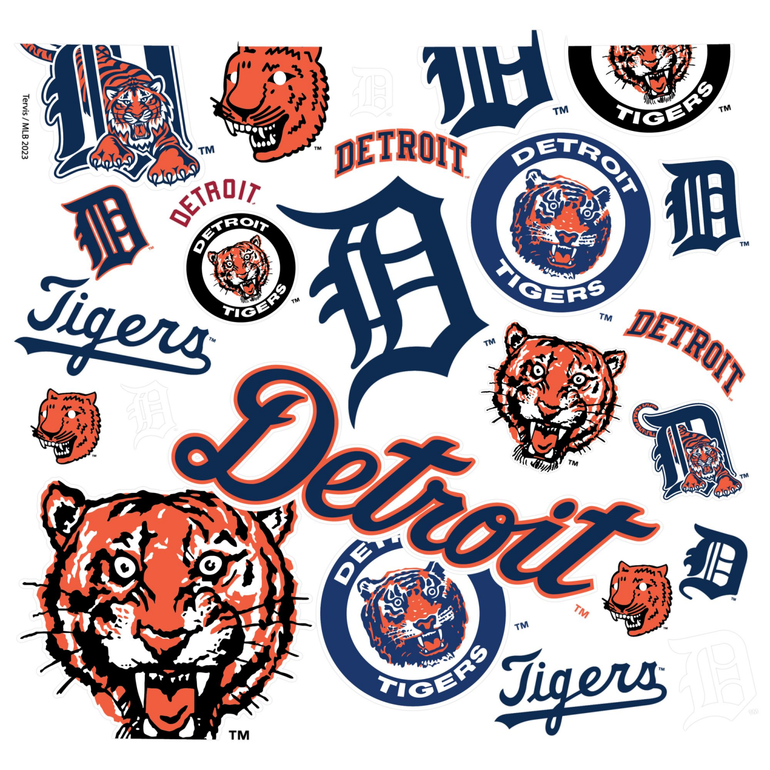 slide 2 of 2, Tervis Mlb Det All Over Pib, 1 ct