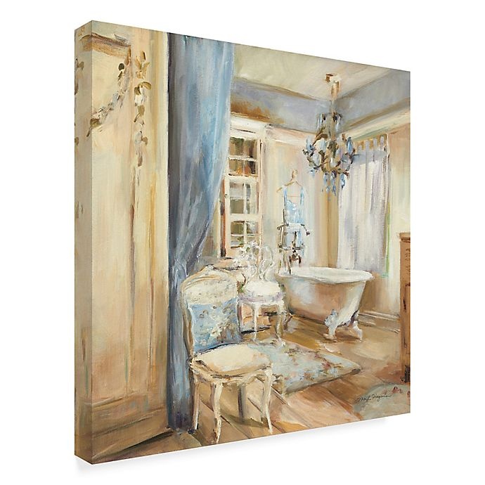 slide 2 of 4, Trademark Fine Art Boudoir Bath I Square Canvas Wall Art, 24 in