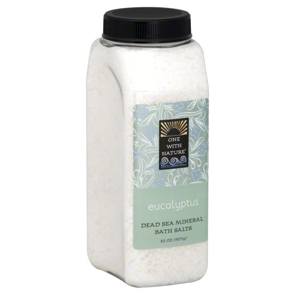 slide 1 of 1, One With Nature Eucalyptus Bath Salts, 32 oz