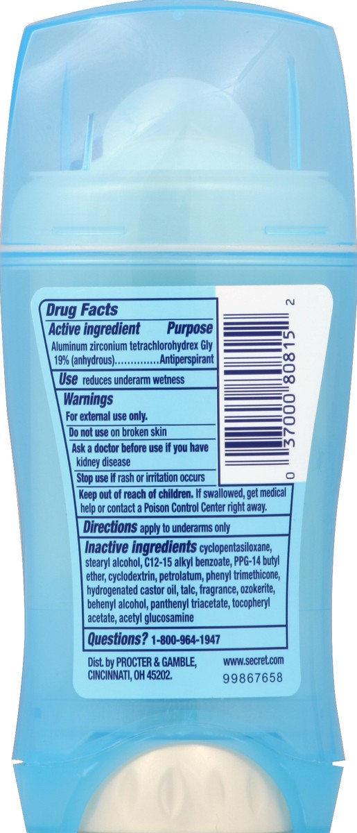 slide 2 of 3, Secret Antiperspirant/Deodorant 2.6 oz, 2.6 oz