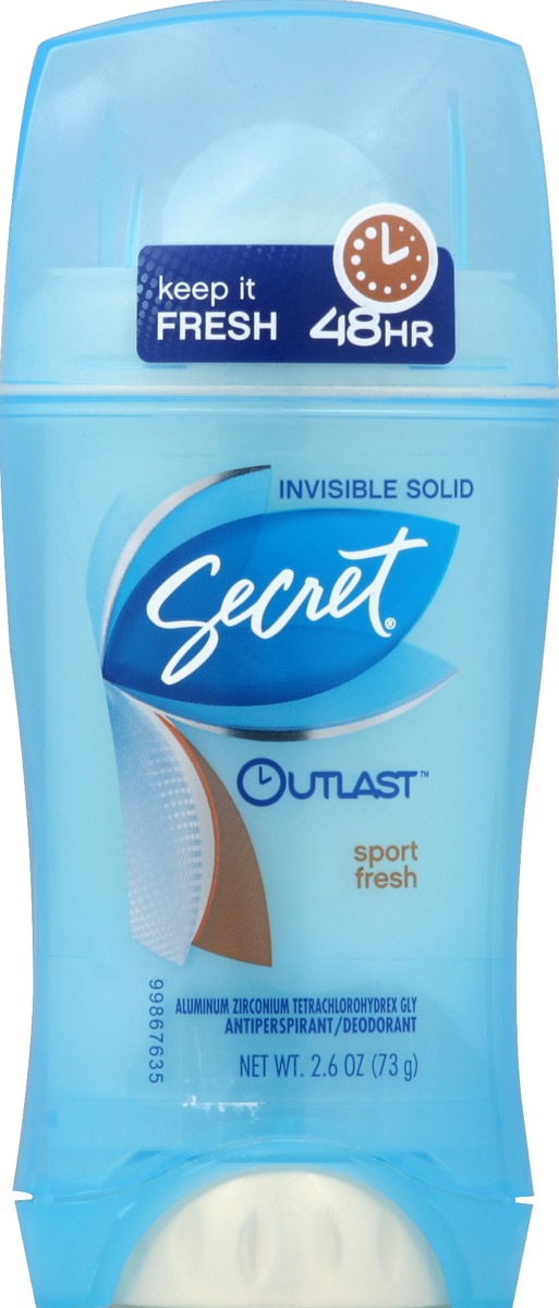 slide 3 of 3, Secret Antiperspirant/Deodorant 2.6 oz, 2.6 oz