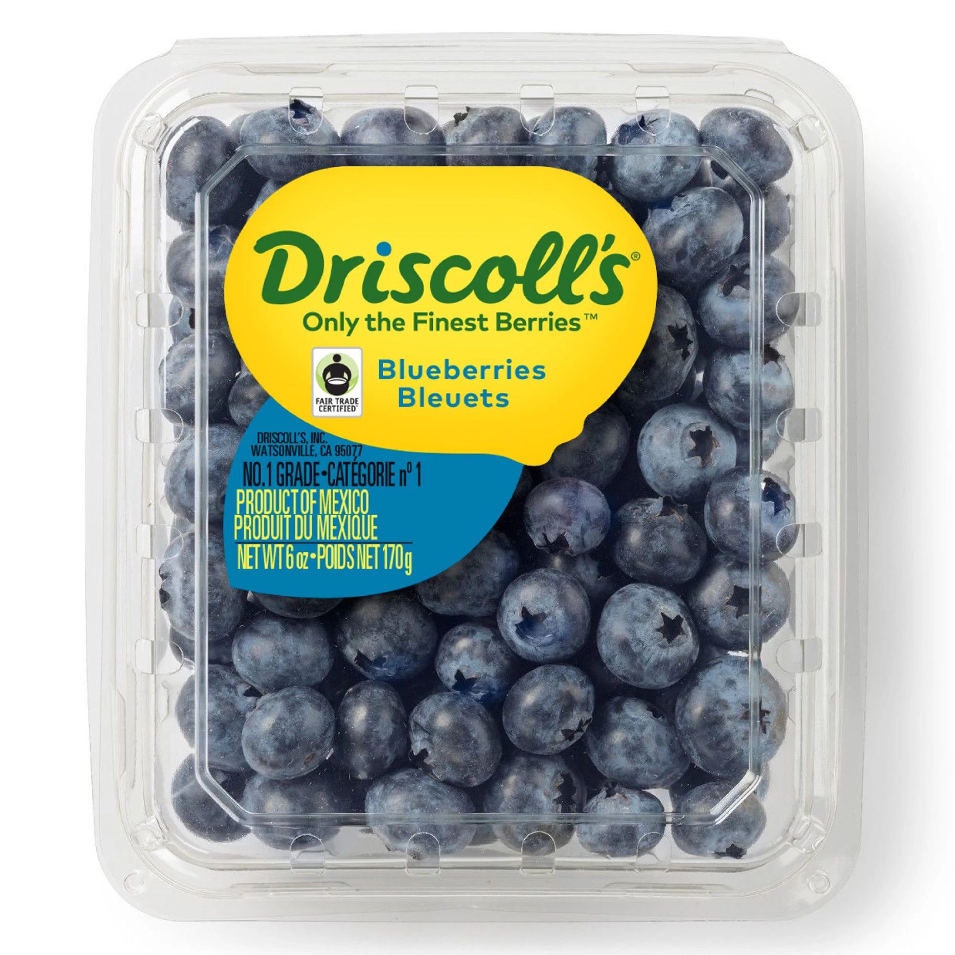 slide 1 of 6, Driscoll's Blueberries, Fresh Blueberries, Fair Trade Produce, Conventional, 6 oz., 6 oz