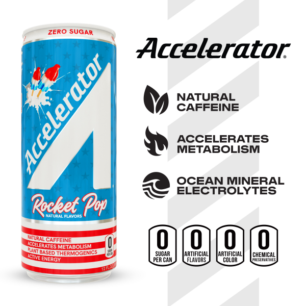 slide 11 of 22, Accelerator A SHOC Accelerator Rocket Pop Energy Drink- 12 fl oz, 12 fl oz