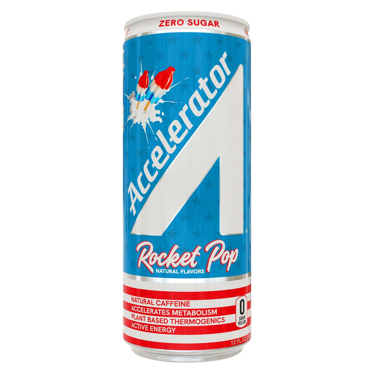 slide 1 of 22, Accelerator A SHOC Accelerator Rocket Pop Energy Drink- 12 fl oz, 12 fl oz