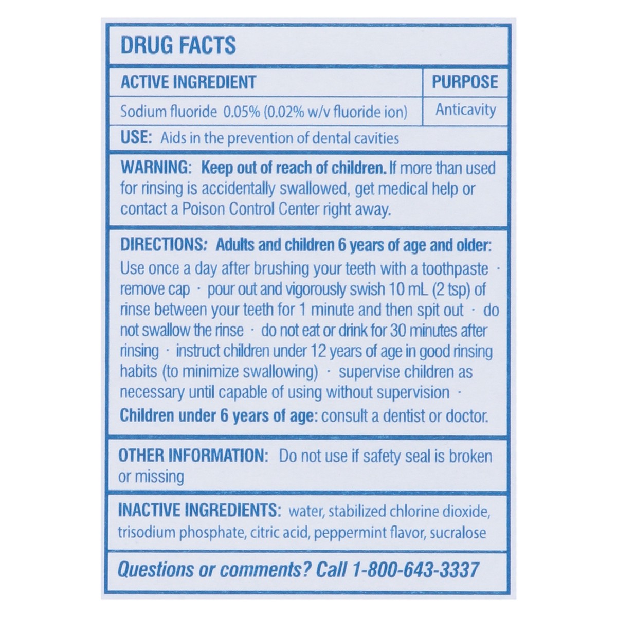 slide 7 of 13, CloSYS Silver Healthy Teeth Gentle Mint Anticavity Fluoride Rinse 32 fl oz, 32 fl oz