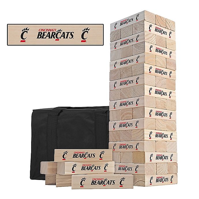 slide 1 of 1, NCAA Cincinnati Bearcats Gameday Tumble Tower, 1 ct