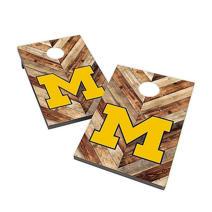 slide 1 of 1, NCAA University of Michigan Cornhole Bag Toss Set, 1 ct