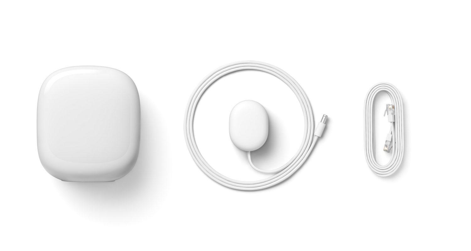 slide 2 of 4, Google - Nest WIFI Pro 6e AXE5400 Mesh Router 2 Pack - Snow, 2 ct