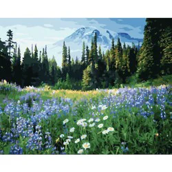 Artist's Loft Meadow Scene Paint-By-Number Kit