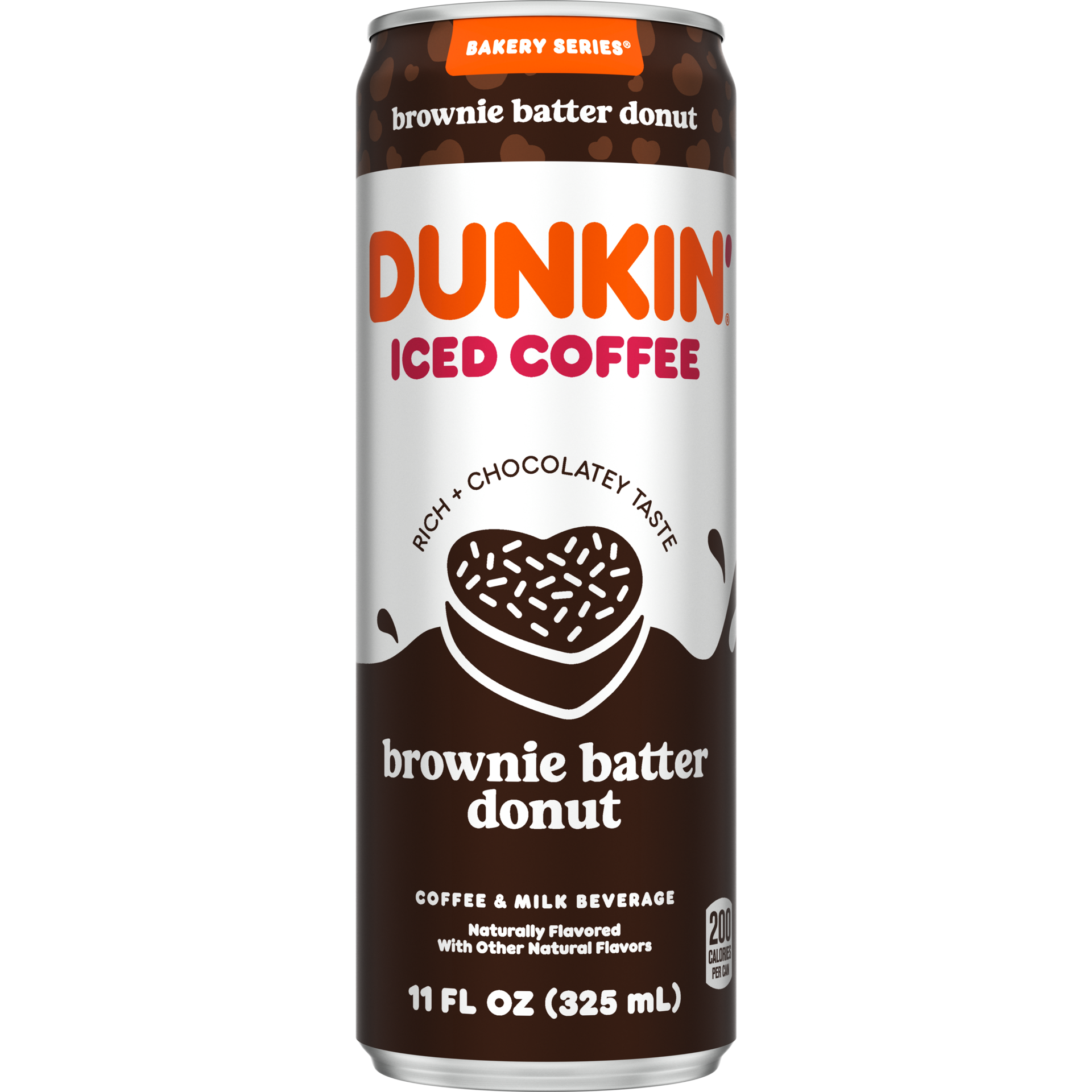 slide 1 of 5, Dunkin' Brownie Batter Donut Iced Coffee 11 fl oz, 11 fl oz