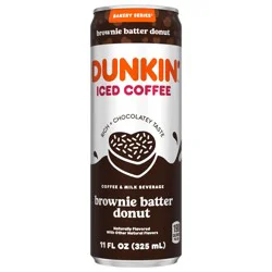 Dunkin'' Brownie Batter Donut Iced Coffee 11 fl oz