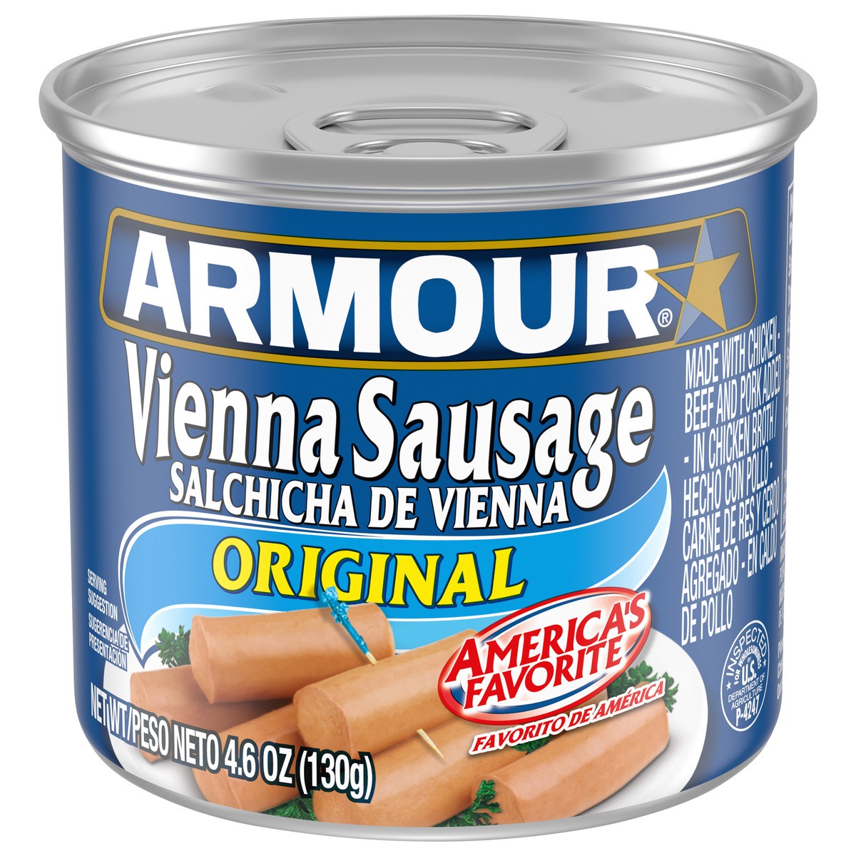 slide 1 of 3, Armour Original Vienna Sausage 4.6 oz, 4.6 oz