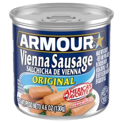 Armour Original Vienna Sausage, 7g Protein Per Serving, 4.6 oz Can