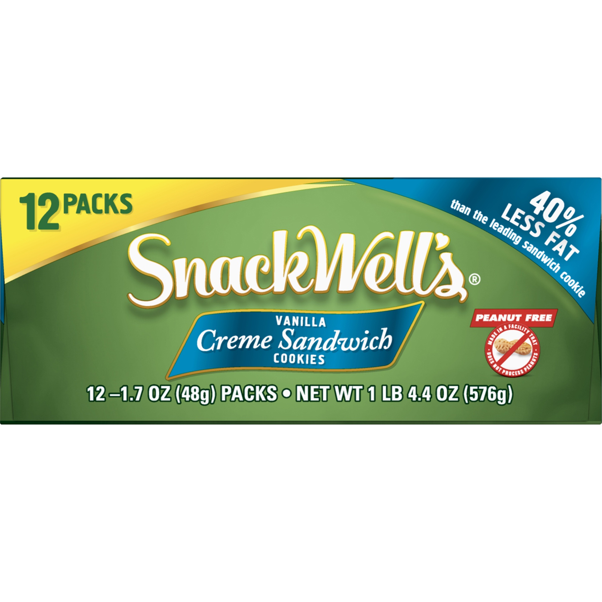 slide 5 of 8, SnackWell's Creme Sandwich Cookies, 12 ct