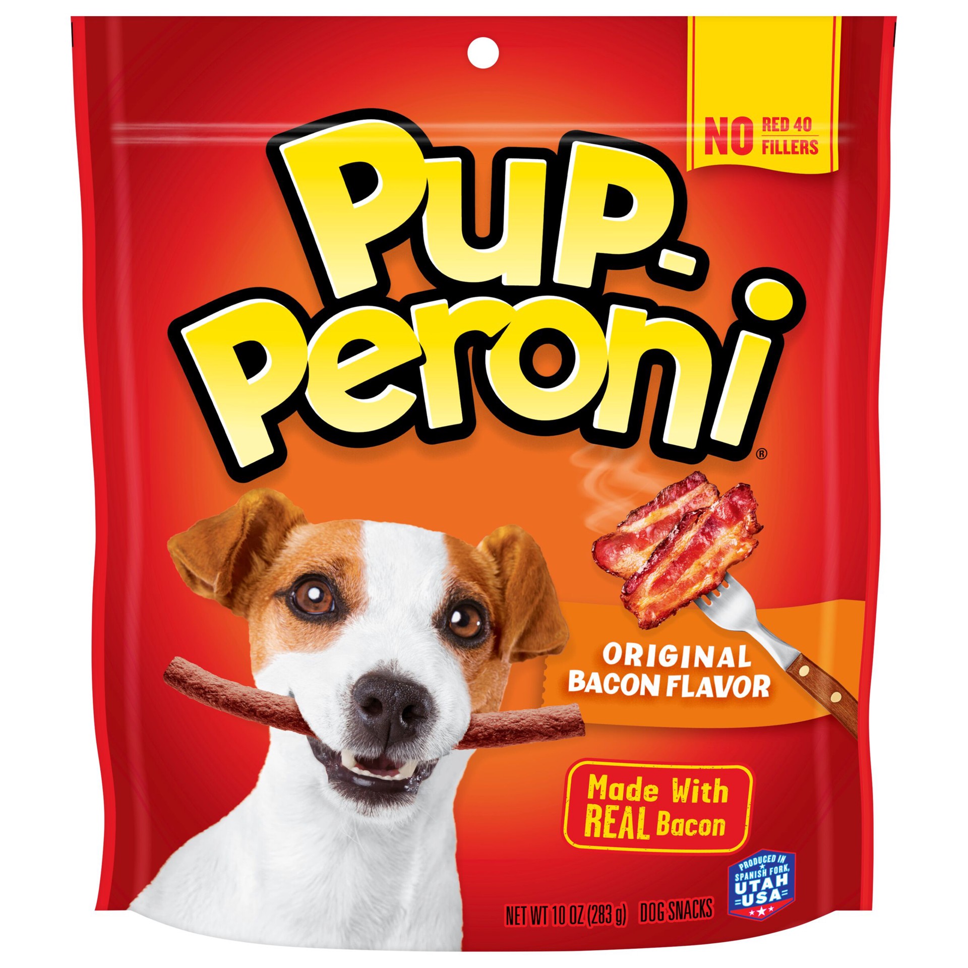 slide 1 of 8, Pup-Peroni Original Bacon Flavor Dog Treats, 10oz Bag, 10 oz