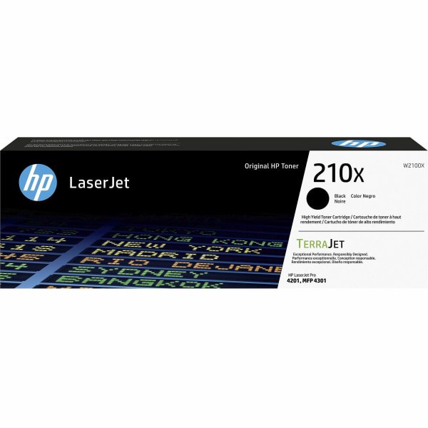 slide 2 of 2, Hp 210X High-Yield Black Toner Cartridge, W2100X, 1 ct