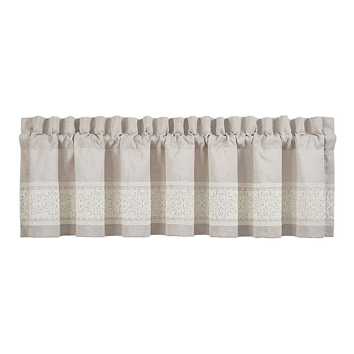 slide 2 of 3, J. Queen New York Lauralynn Window Valance - Beige, 1 ct