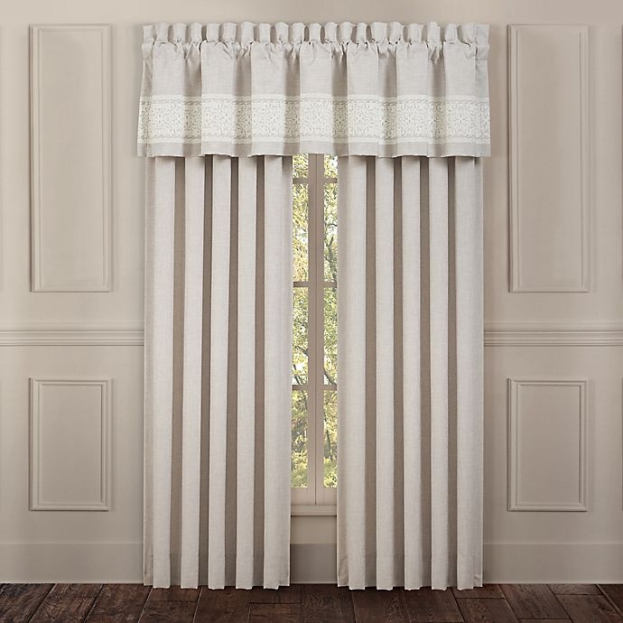 slide 3 of 3, J. Queen New York Lauralynn Window Valance - Beige, 1 ct