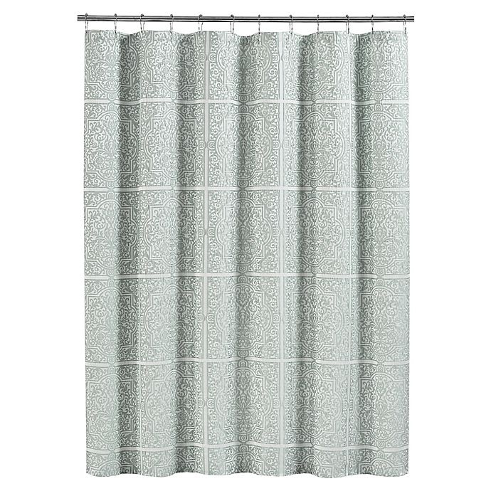 slide 2 of 2, J. Queen New York Corina Shower Curtain - Spa, 72 in x 72 in