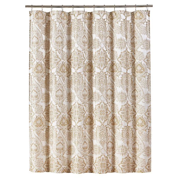 slide 2 of 2, J. Queen New York Sandstone Shower Curtain - Ivory, 1 ct