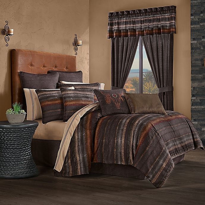 slide 1 of 3, J. Queen New York Mesa King Comforter Set - Chocolate, 4 ct