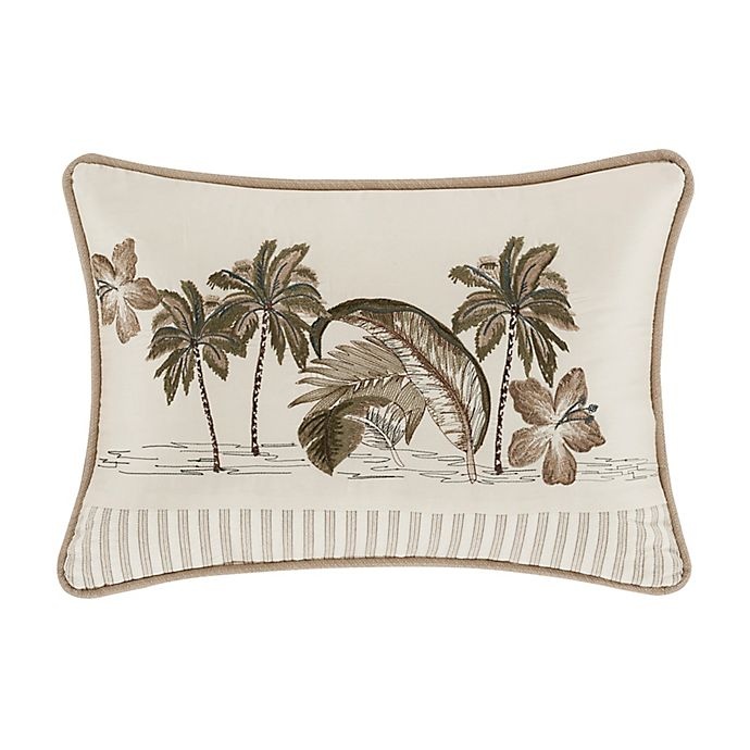 slide 1 of 2, J. Queen New York Palm Beach Boudoir Throw Pillow - Sand, 1 ct