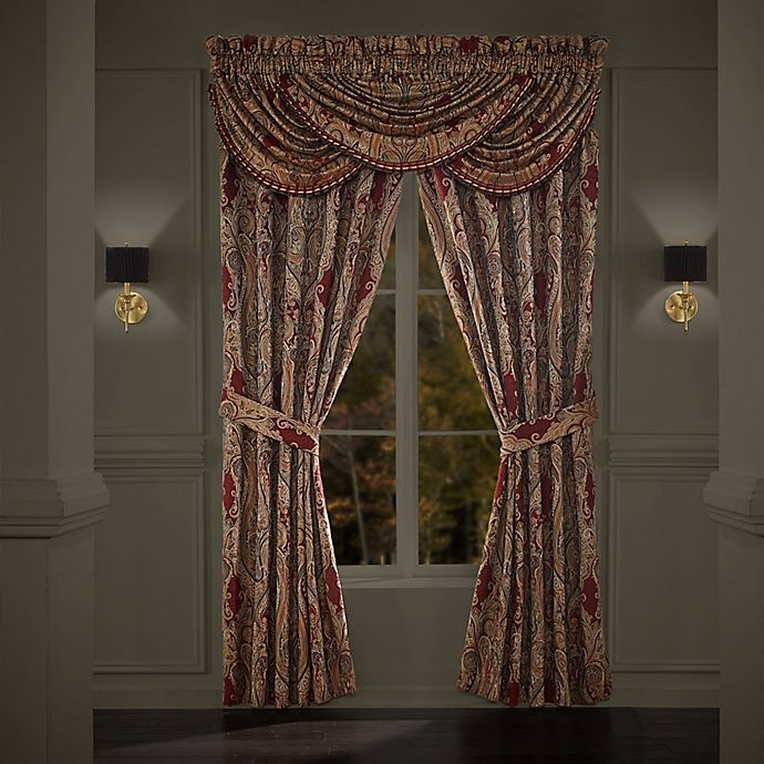 slide 2 of 3, J. Queen New York Garnet Waterfall Valance - Red, 1 ct