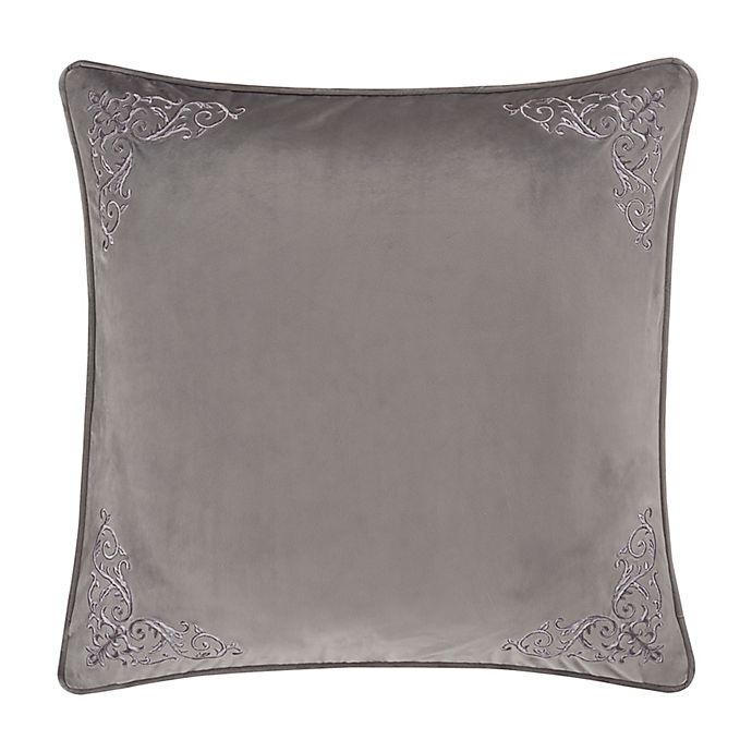 slide 1 of 2, J. Queen New York Belvedere European Pillow Sham - Silver, 1 ct