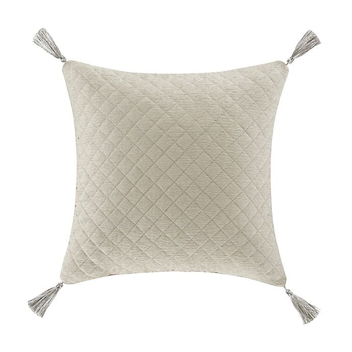 slide 1 of 2, J. Queen New York Aidan Square Throw Pillow - Silver, 1 ct