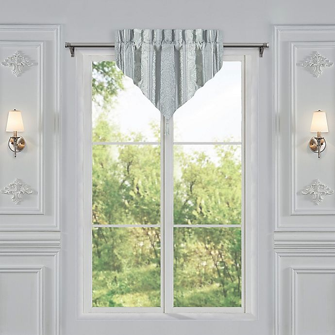 slide 4 of 5, J. Queen New York Riverside Ascot Window Valance - Spa, 1 ct