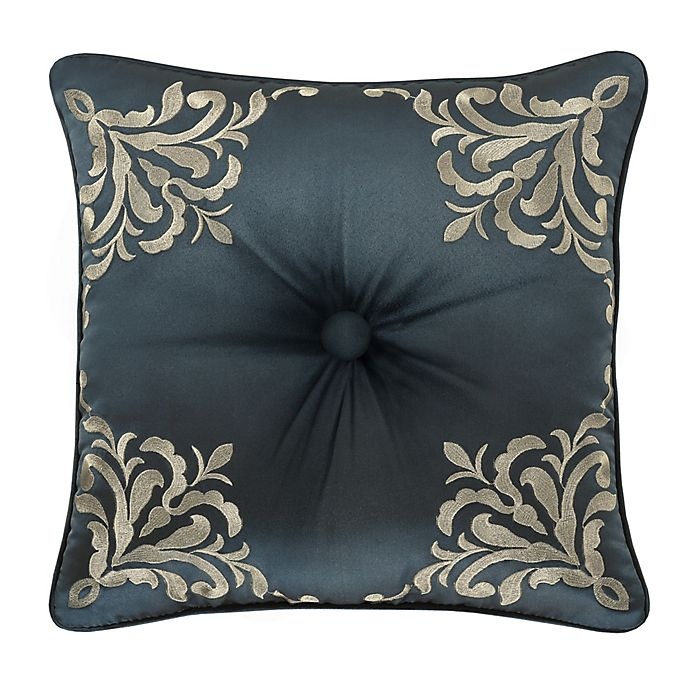 slide 1 of 3, J. Queen New York Carina Square Throw Pillow - Azure, 18 in