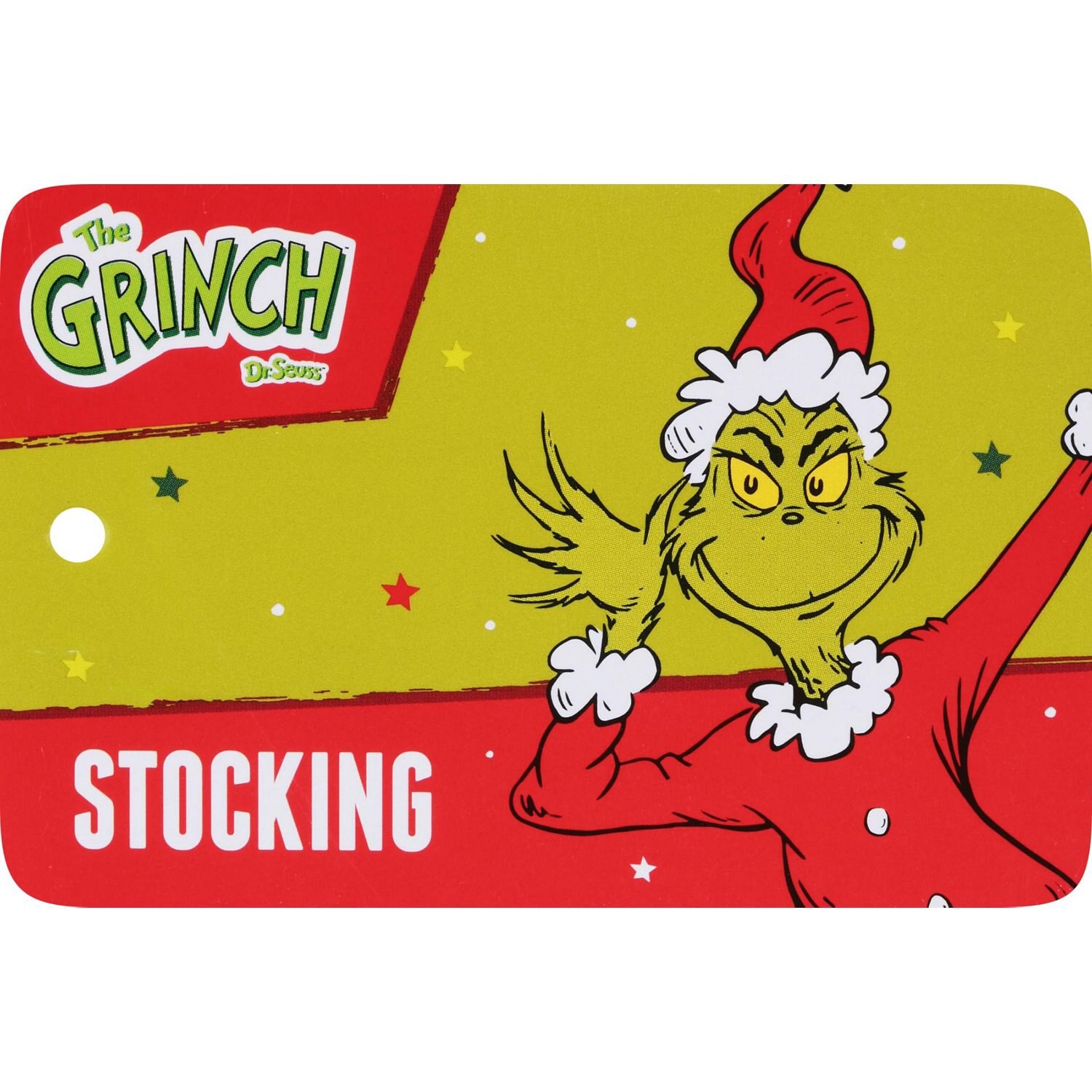 slide 4 of 5, Grinch Mini Stocking, 1 ct