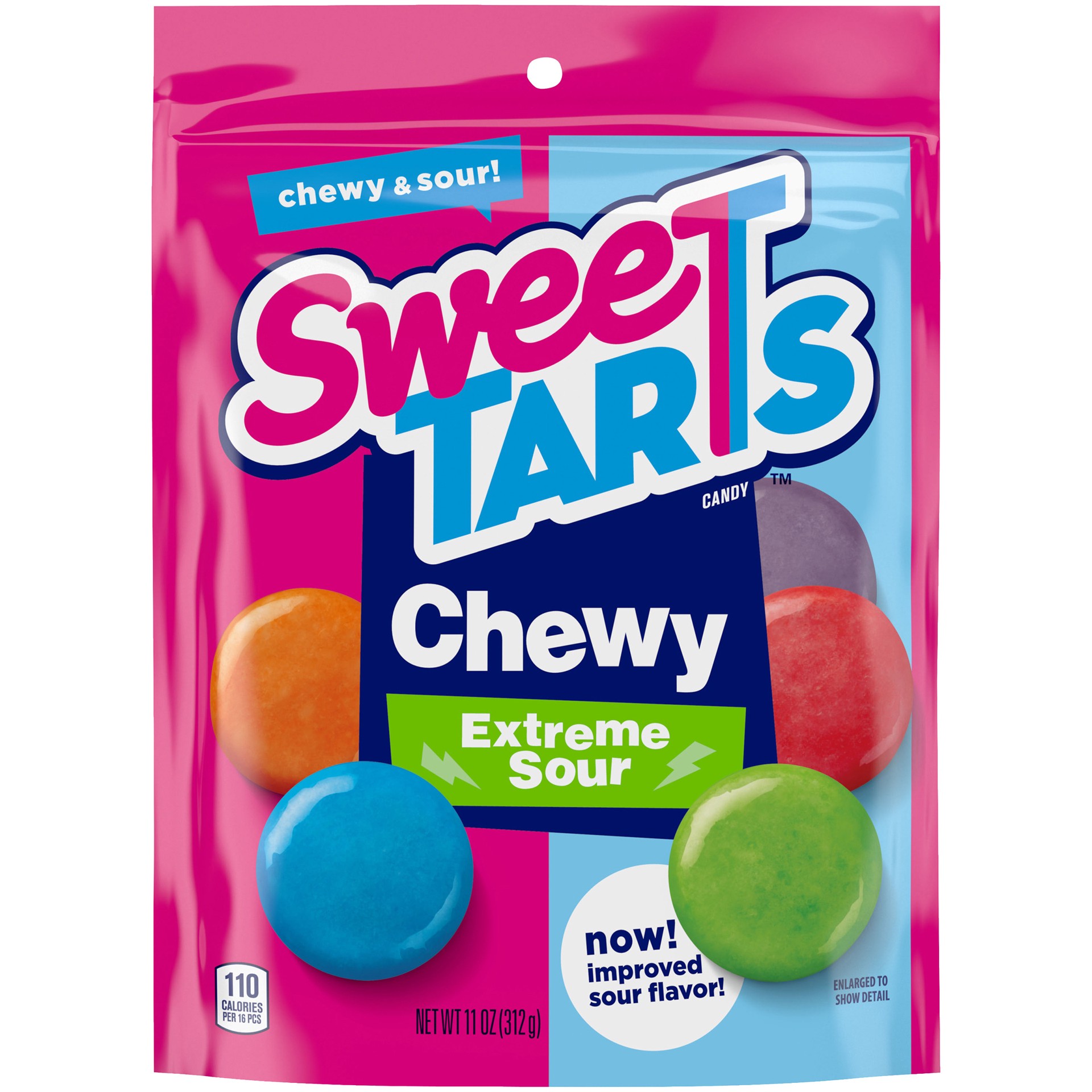 slide 1 of 9, SweeTARTS Chewy Extreme Sour Candy 11 oz, 11 oz