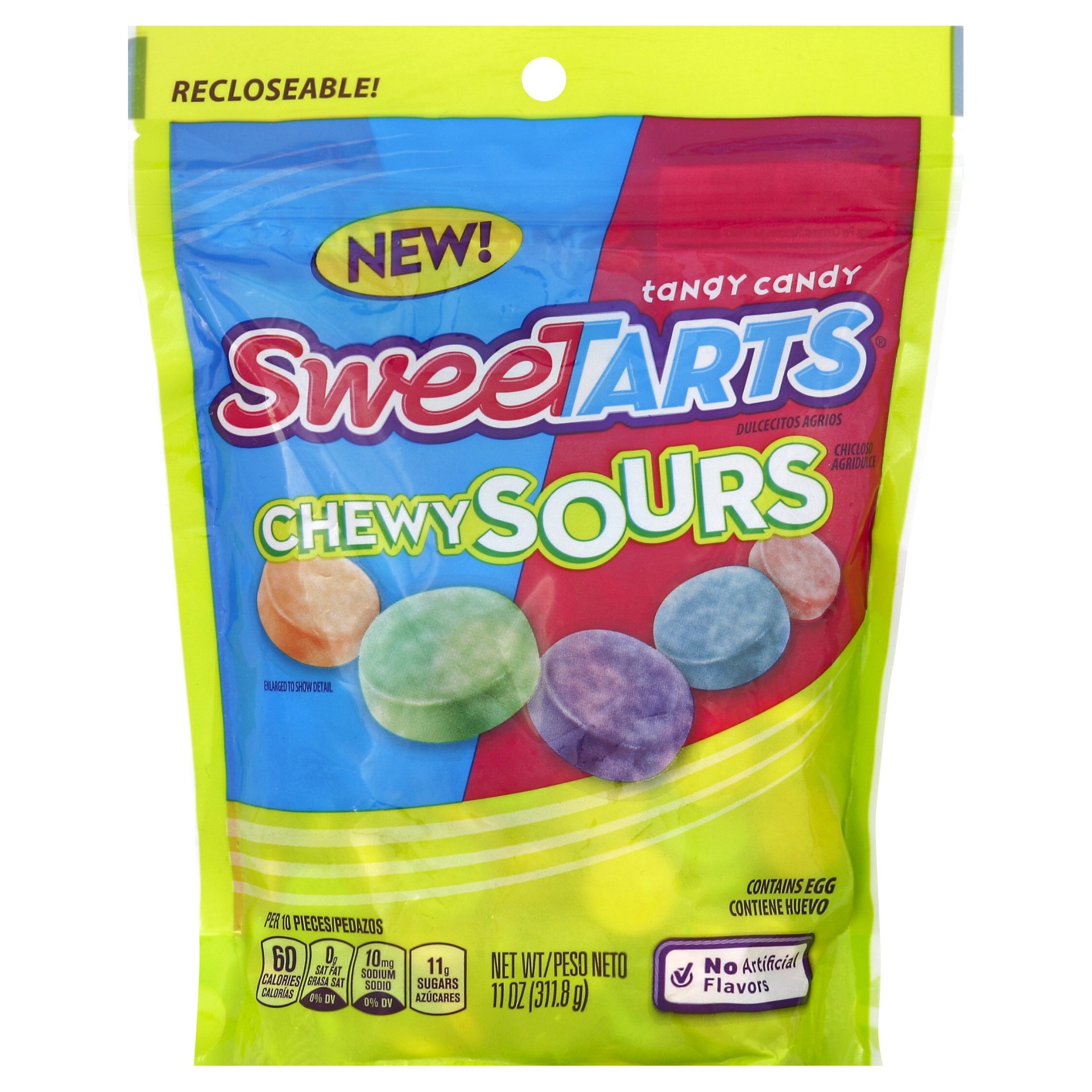 slide 1 of 8, SweeTARTS Sour Chewy Candy, 11 oz