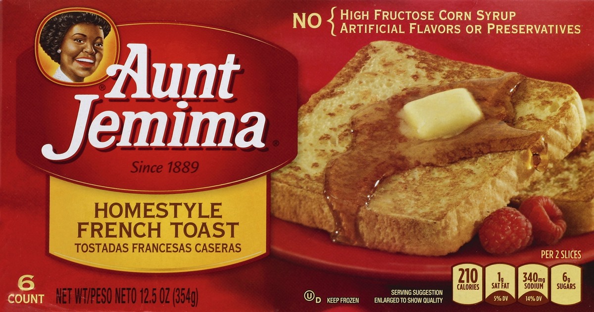 slide 4 of 4, Aunt Jemima French Toast 6 ea, 6 ct