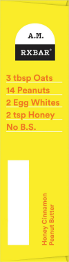 slide 15 of 17, RXBAR Nut Butter and Oat Protein Bars, Protein Snacks, Snack Bars, Honey Cinnamon Peanut Butter, 9.7oz Box, 5 Bars, 9.7 oz