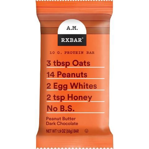slide 1 of 1, Rx Bar Am Peanut Butter Dark Chocolate, 1.94 oz