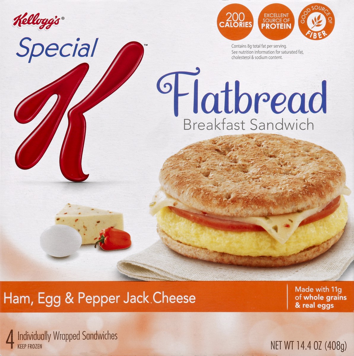 slide 5 of 6, Special K Breakfast Sandwiches 4 ea, 4 ct