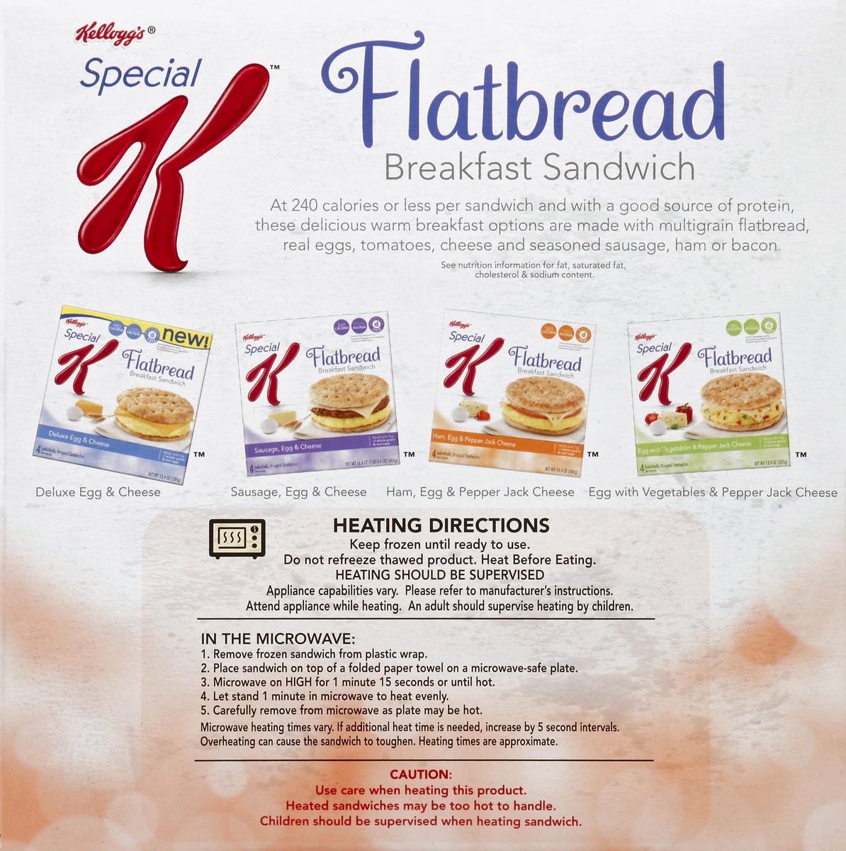 slide 6 of 6, Special K Breakfast Sandwiches 4 ea, 4 ct