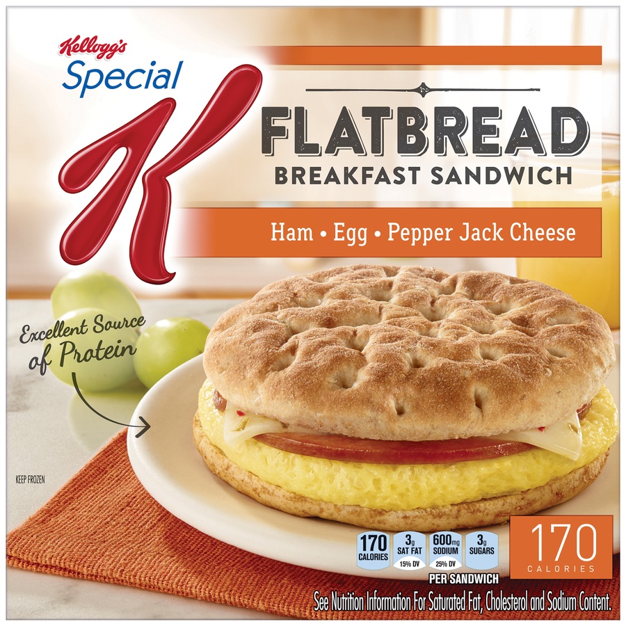 slide 1 of 6, Special K Breakfast Sandwiches 4 ea, 4 ct