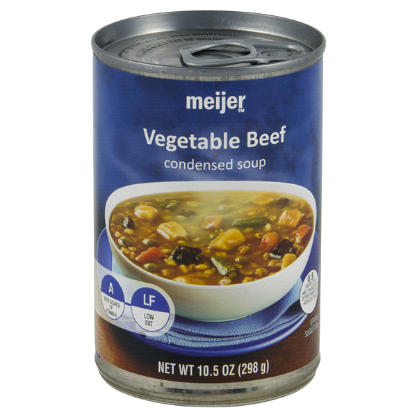 slide 1 of 1, Meijer Vegetable Soup, 10.5 oz